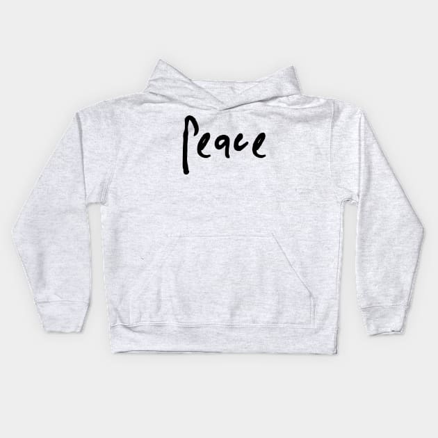 Peace, Love and Joy. Kids Hoodie by That Cheeky Tee